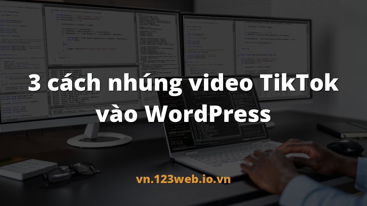 3 cách nhúng video TikTok vào WordPress