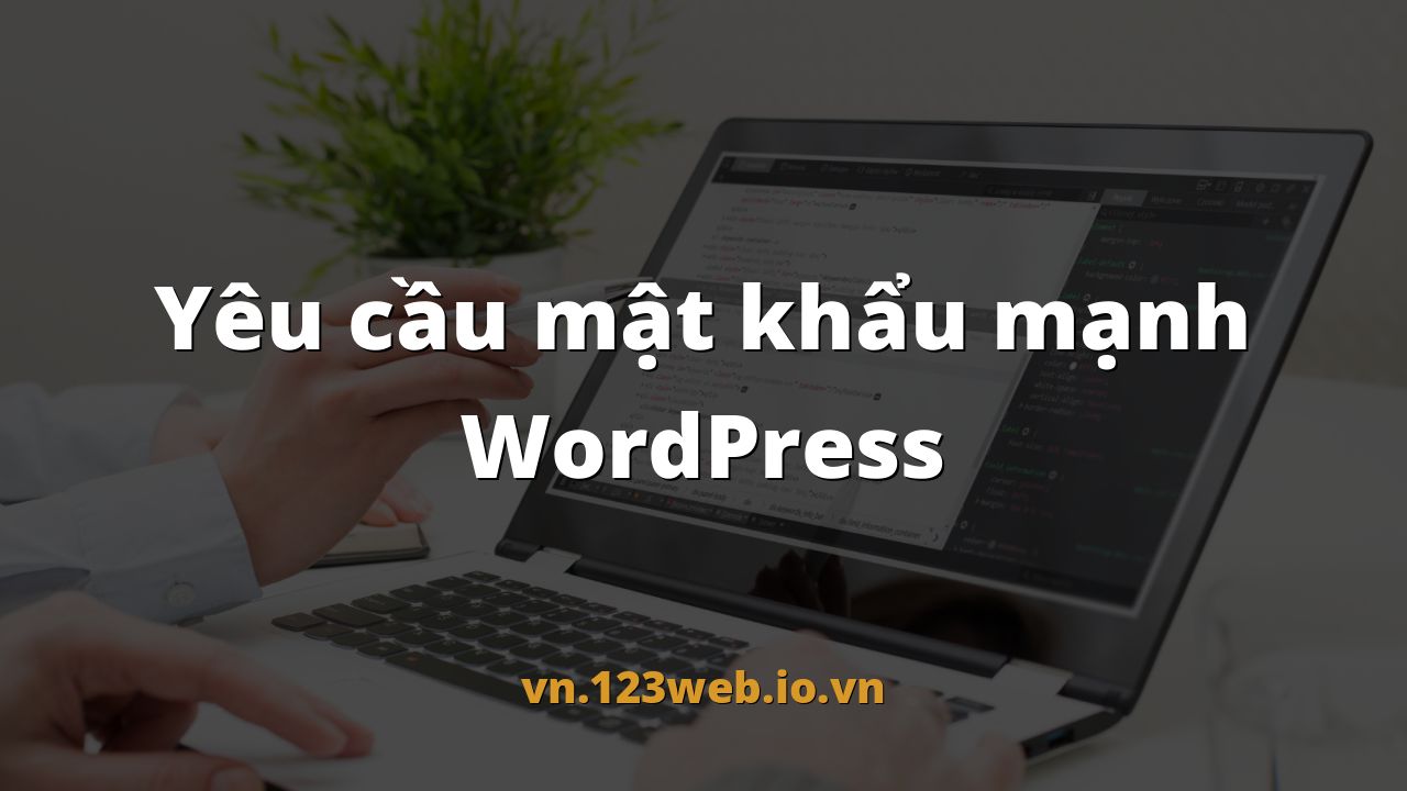 Yêu cầu mật khẩu mạnh WordPress