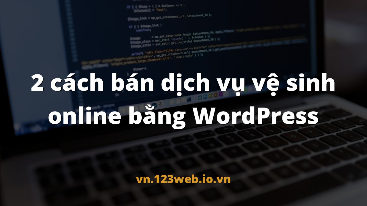 2 cách bán dịch vụ vệ sinh online bằng WordPress