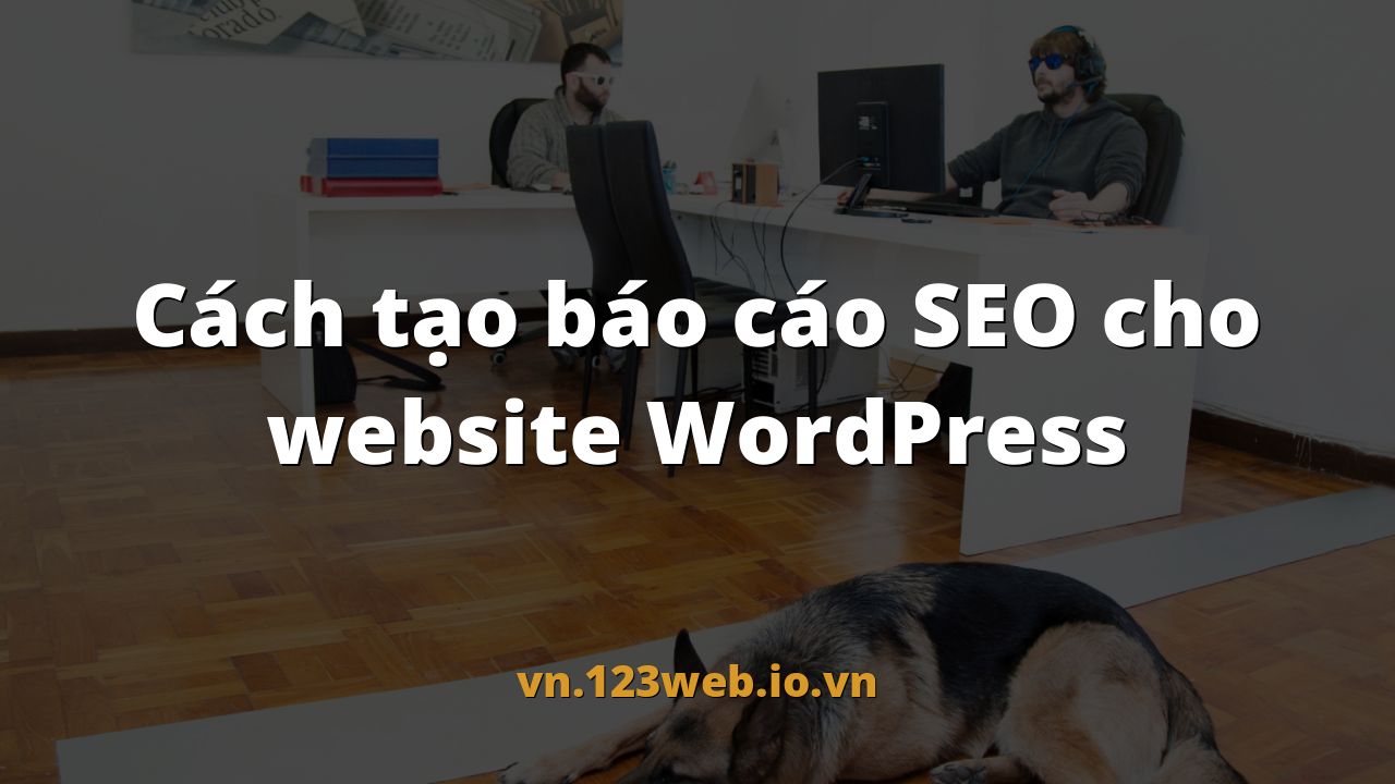 Cách tạo báo cáo SEO cho website WordPress