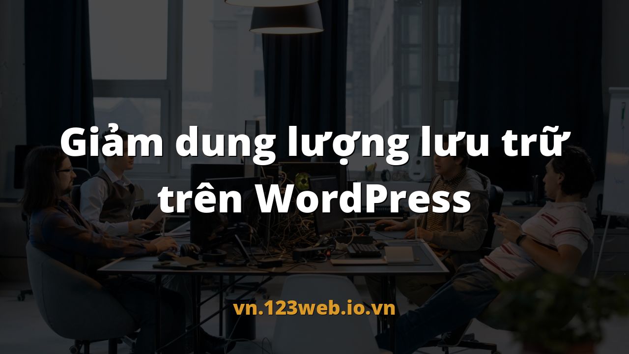 Giảm dung lượng lưu trữ trên WordPress