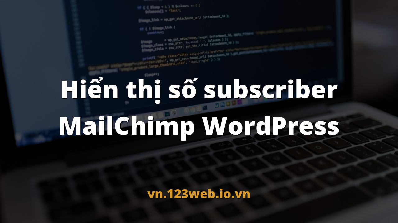 Hiển thị số subscriber MailChimp WordPress