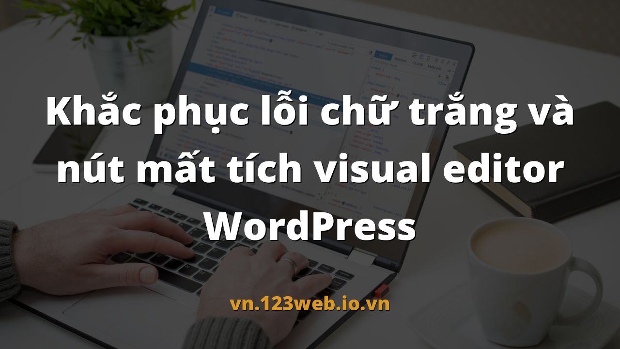 Khắc phục lỗi chữ trắng và nút mất tích visual editor WordPress