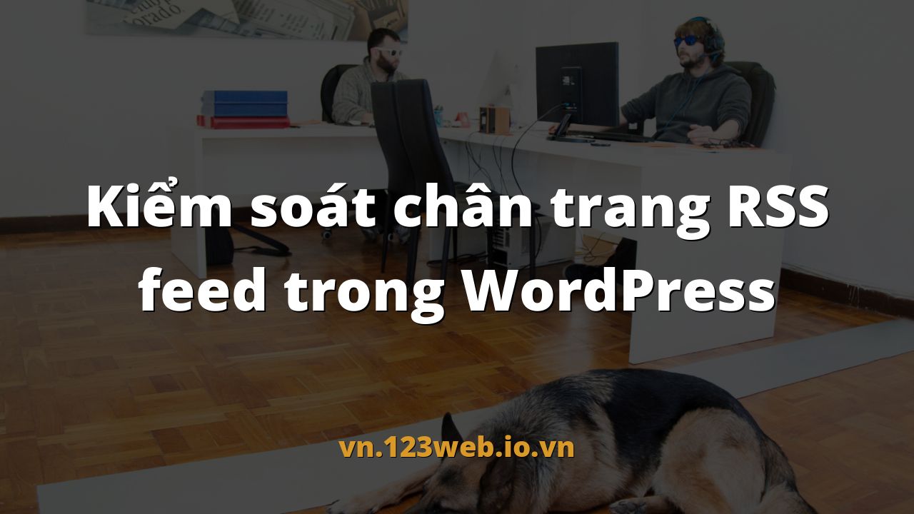 Kiểm soát chân trang RSS feed trong WordPress