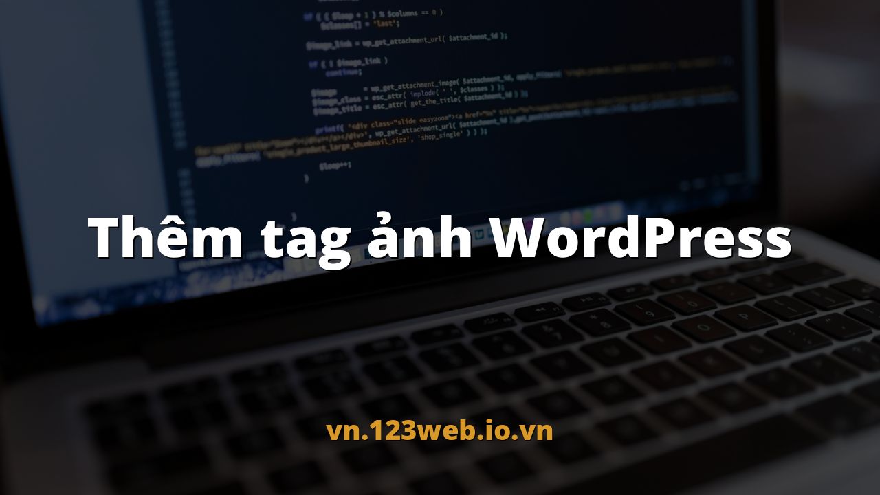 Thêm tag ảnh WordPress