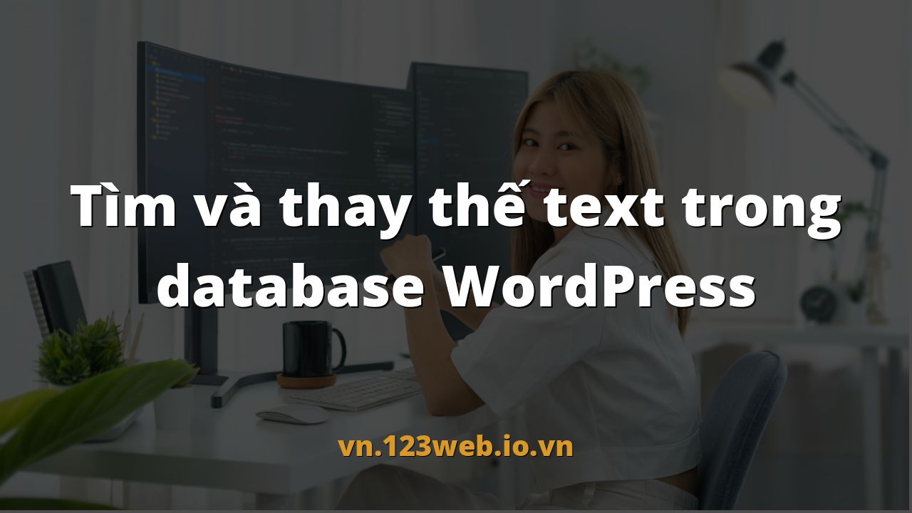 Tìm và thay thế text trong database WordPress