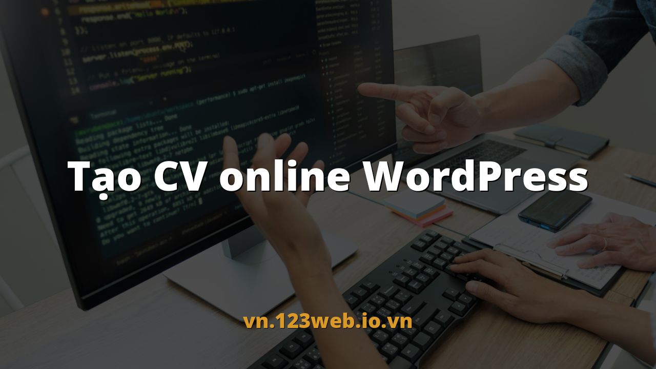Tạo CV online WordPress