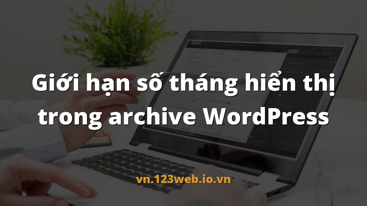 Giới hạn số tháng hiển thị trong archive WordPress