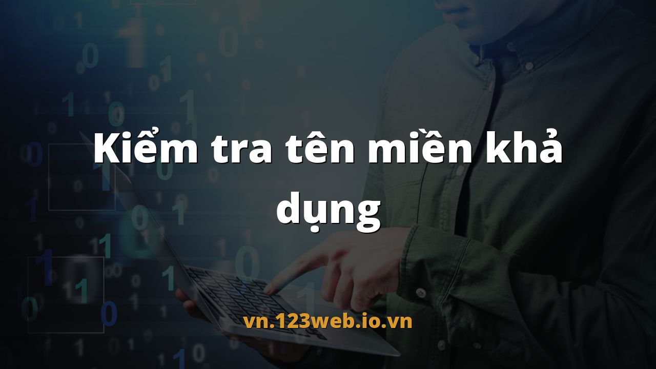Kiểm tra tên miền khả dụng