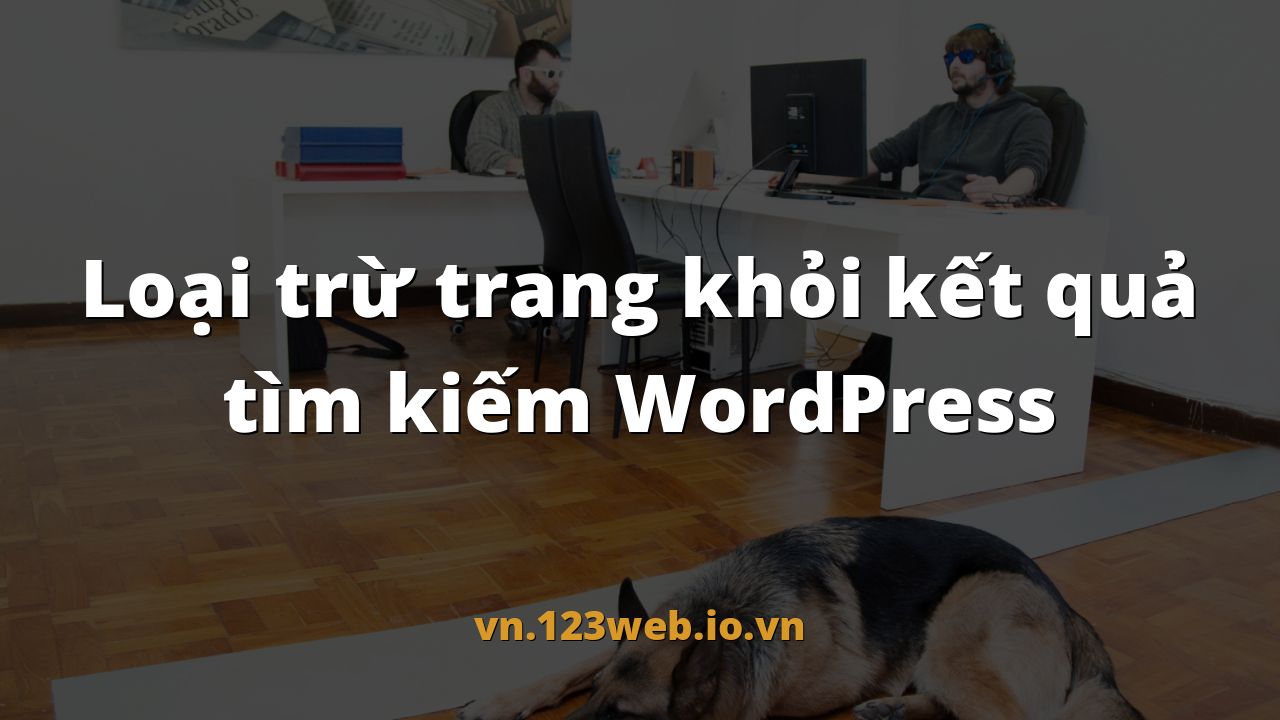 Loại trừ trang khỏi kết quả tìm kiếm WordPress
