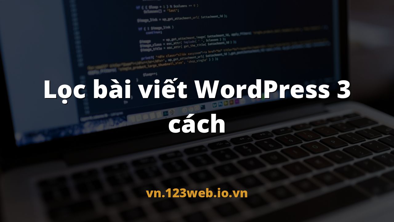 Lọc bài viết WordPress 3 cách