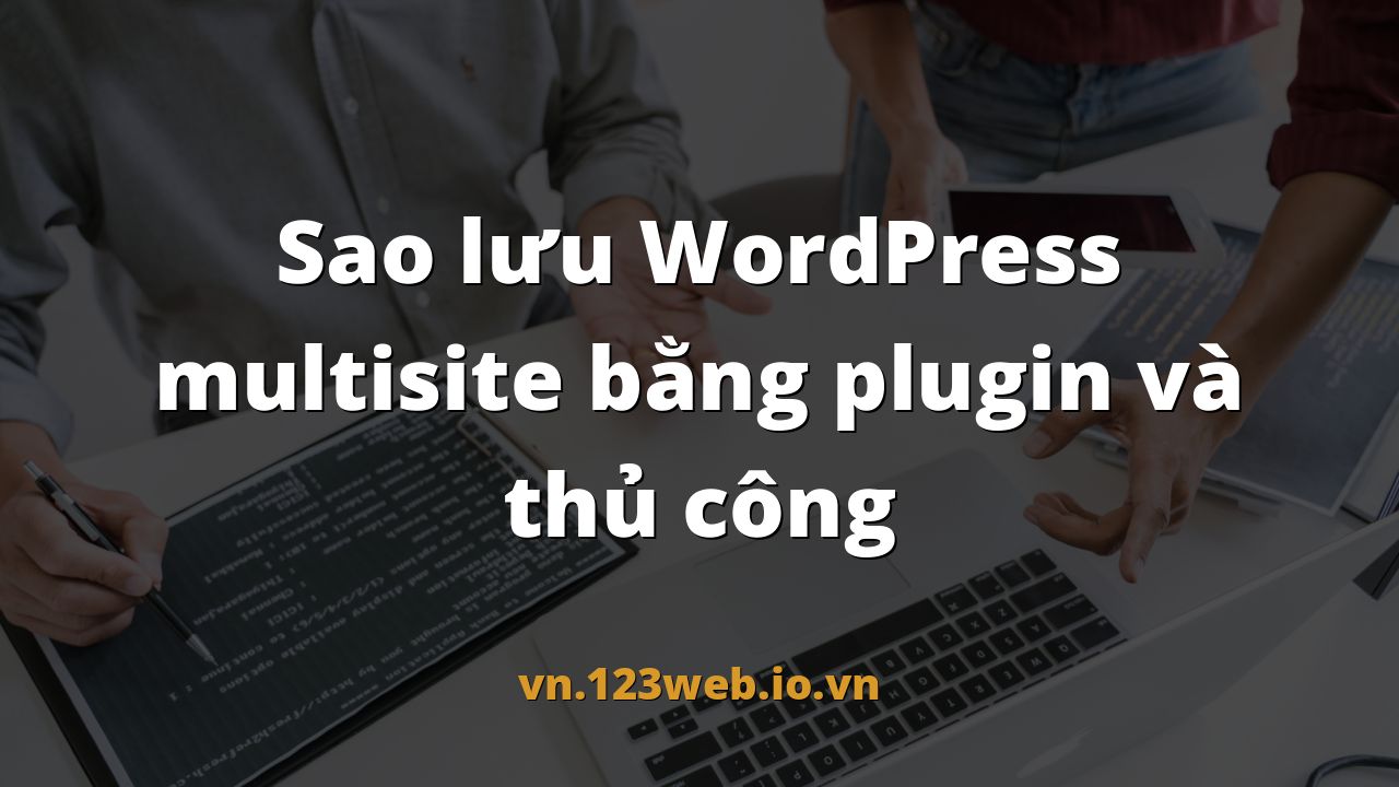 Sao lưu WordPress multisite bằng plugin và thủ công
