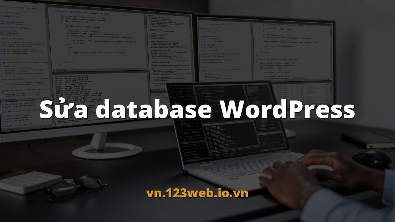 Sửa database WordPress