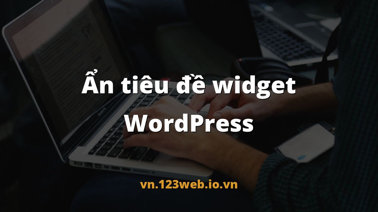 Ẩn tiêu đề widget WordPress